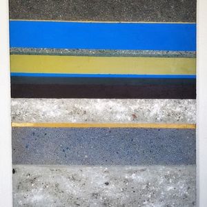 Original 24x30 abstract/crystal painting